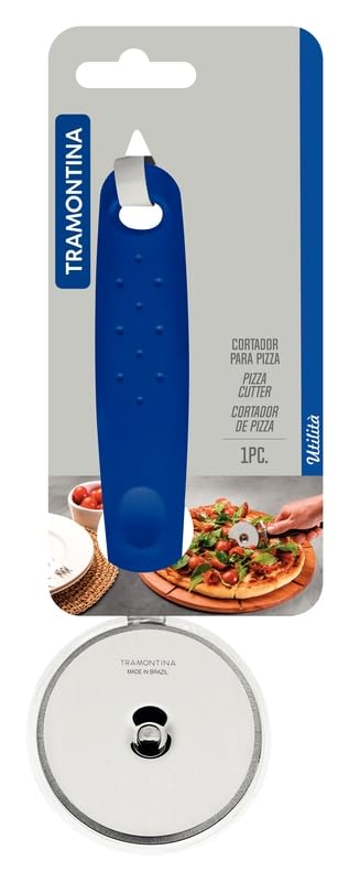 Pizza Cutter – Stainless Steel Blade, Ergonomic Polypropylene Handle, Durable and Dishwasher Safe – Perfect for Effortless Slicing