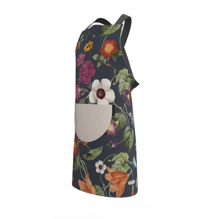 Apron, Cross-Back Design, Soft Cotton-Like Fabric, One Size, Lightweight Breathable Unisex with Front Pocket, for Cooking, and Daily Use