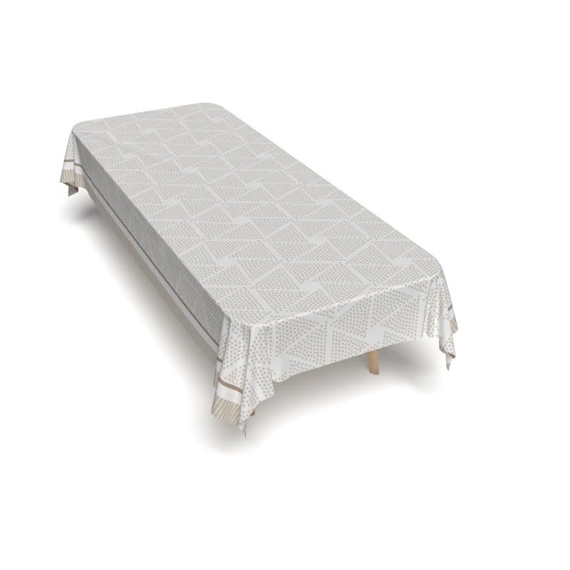 Tablecloth, Dust-Proof Soft Touch Cover, Machine Washable, Elegant Drape for Dining Kitchen Parties Hotel Use, Spill Resistant