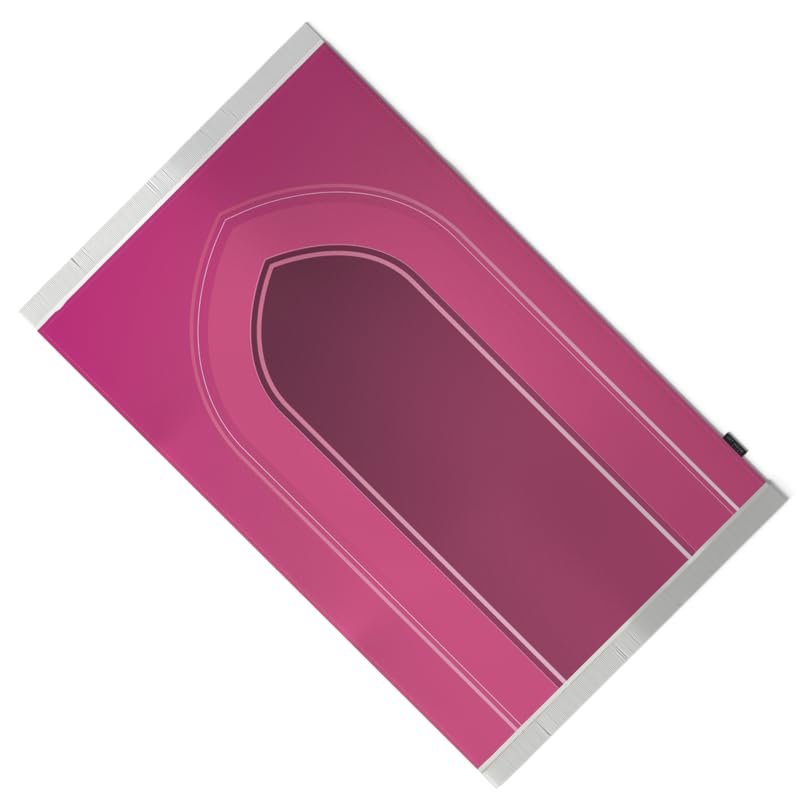 Al-Taqwa Velvet Prayer Mat, a Luxurious Islamic Rug in Pink made from Soft Velvet Material, 68x117 cm, for Comfortable Prayer, a Beautiful Salah Mat for Home, Mosque, or as a Gift