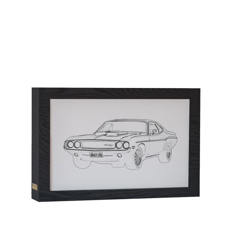 Natrual Wood 2 In 1 Photo Lighting Frame