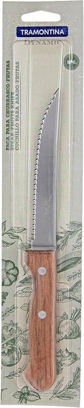 DYNAMIC Steak & Fruit Knife, 5 Inch, Red Handle ? Ideal for Precision Cutting, Ultra Sharp, High Anti-Rust, Non-stick Blade, 1 Piece - Designed for High Performance and Durability