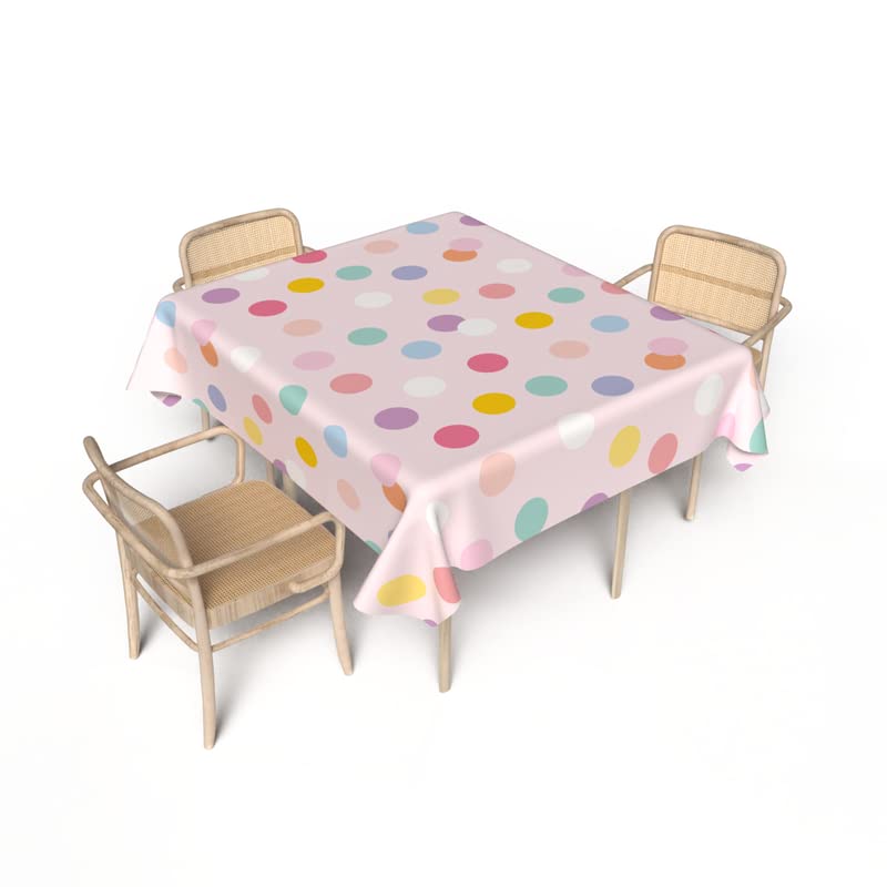 Tablecloth, Waterproof Polyester Fabric, Durable & Easy Care