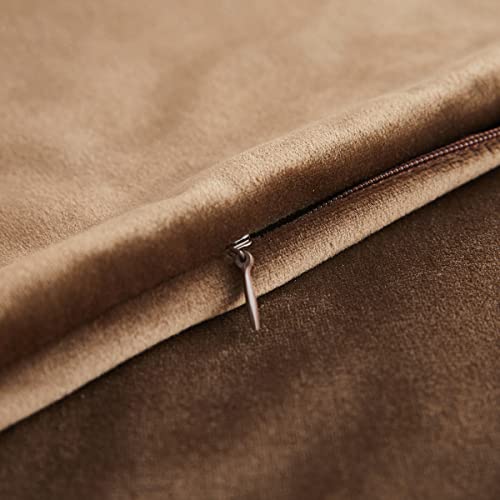 Soft Thick Velvet Throw Pillow Covers Decorative Square Cushion Cover For Couch Sofa Bedroom Living Room - set of 2 Pieces