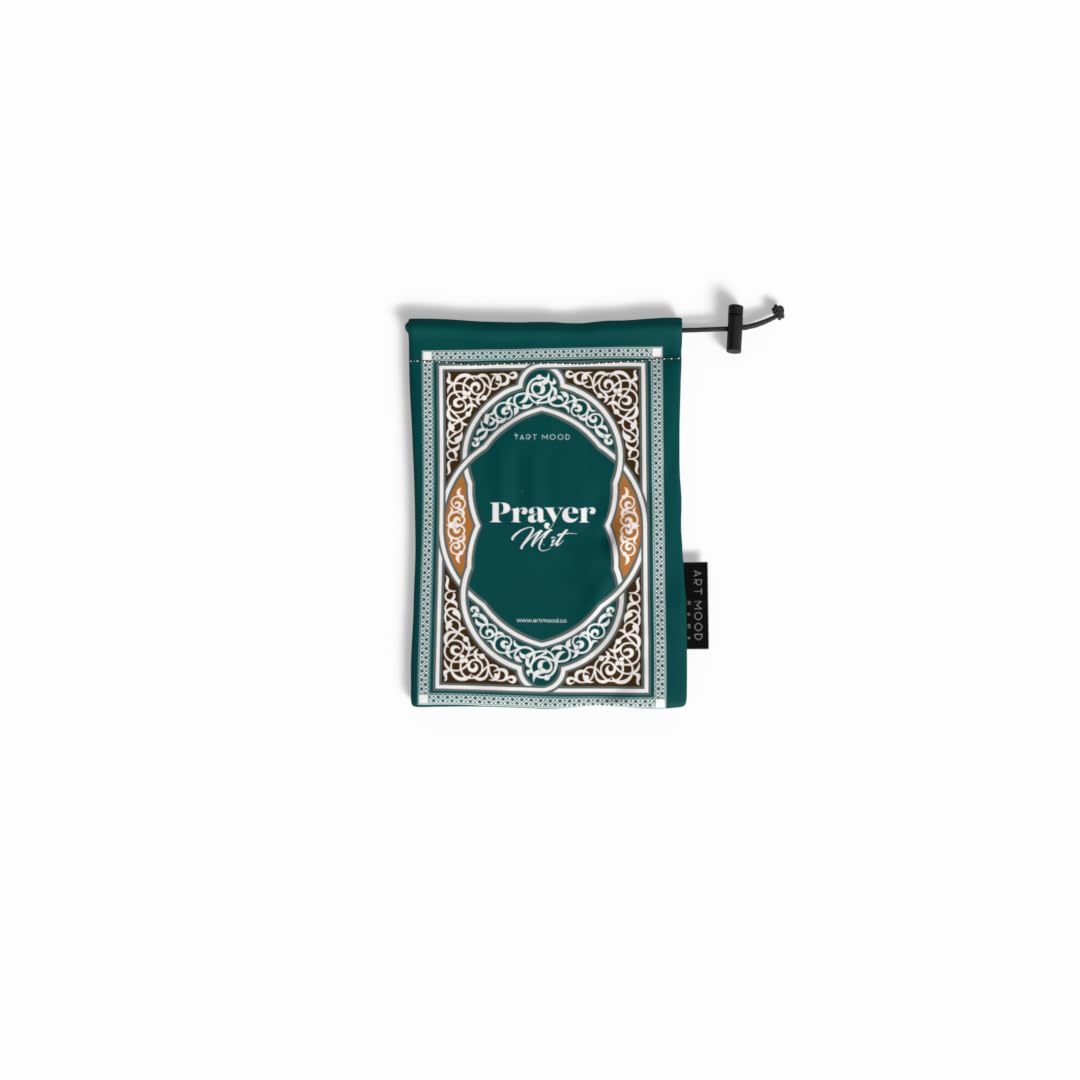Prayer Mat - Waterproof Pocket Size Travel Mat for Salah, Lightweight Foldable Muslim Prayer Rug with Carrying Bag