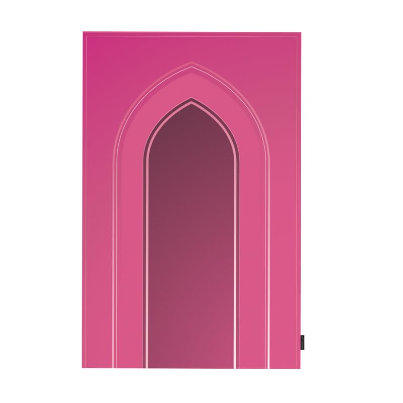 Al-Taqwa Waterproof Prayer Mat, a Durable Rug in Pink made from Easy-to-Clean Material, 68x117 cm, for Comfortable Prayer, a Portable Salah Mat Ideal for Outdoor, Indoor, and Travel