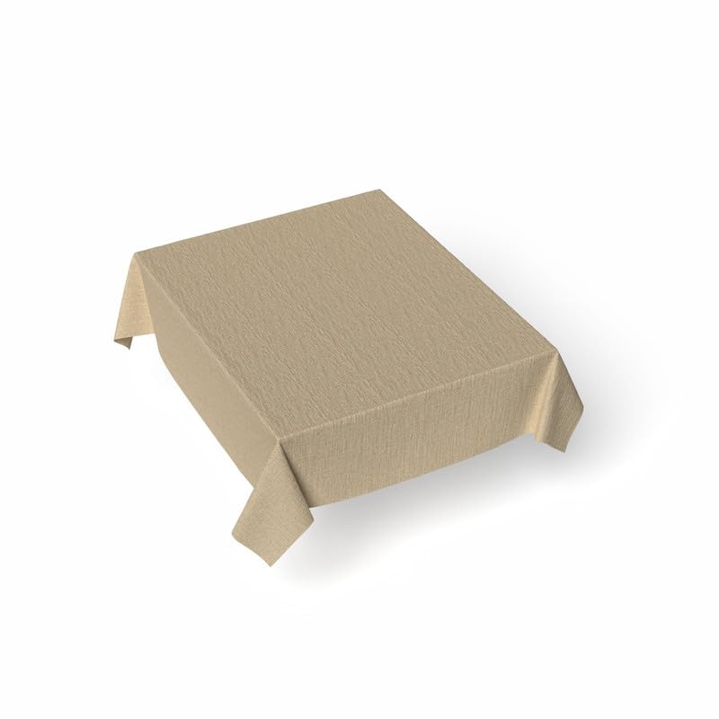 Premium Linen Tablecloth - Elegant and Durable Table Cover for Dining Room, Kitchen, and Events - Dust-Proof, Machine Washable