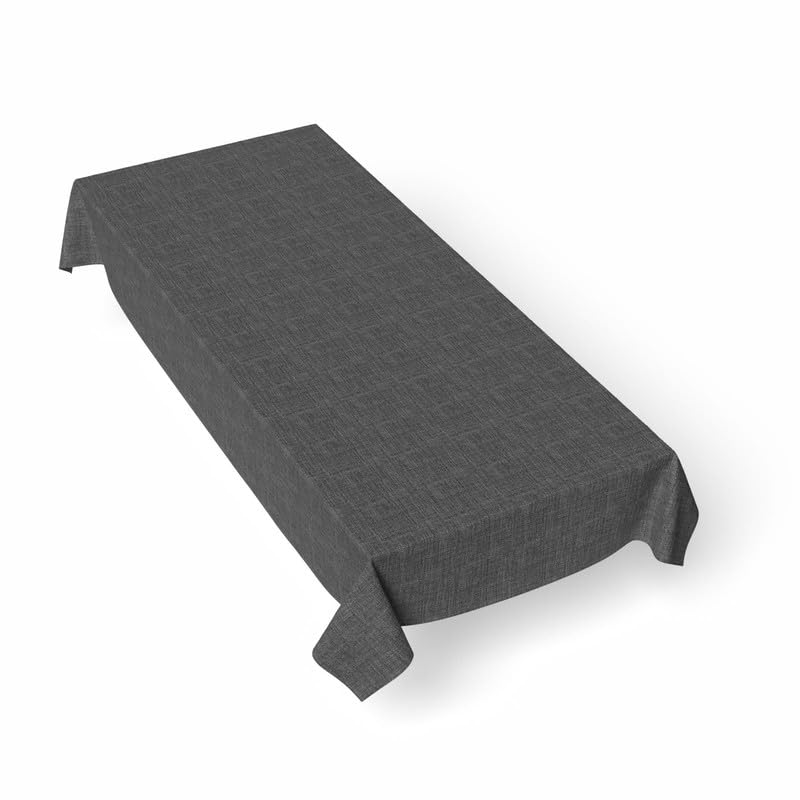Premium Linen Tablecloth - Elegant and Durable Table Cover for Dining Room, Kitchen, and Events - Dust-Proof, Machine Washable