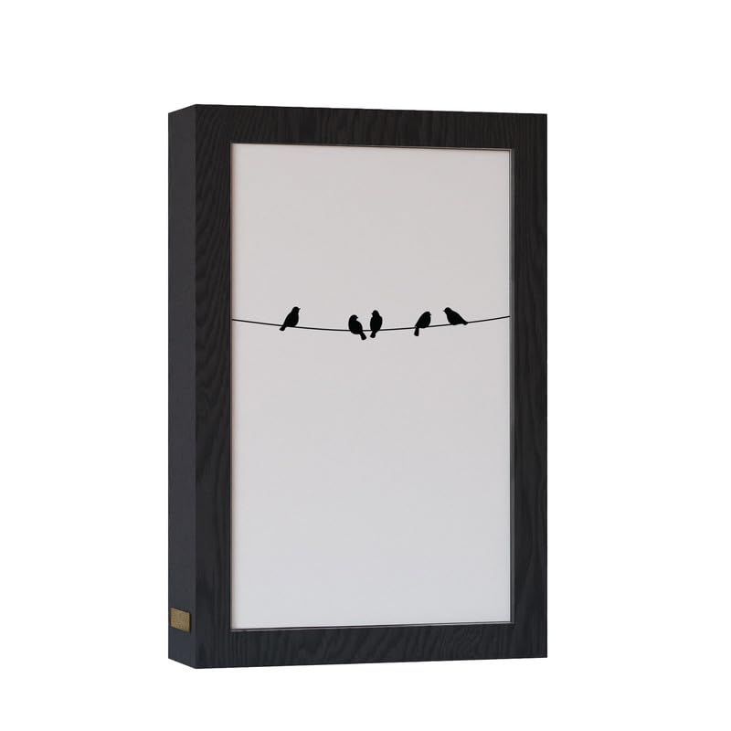 Natrual Wood 2 In 1 Photo Lighting Frame