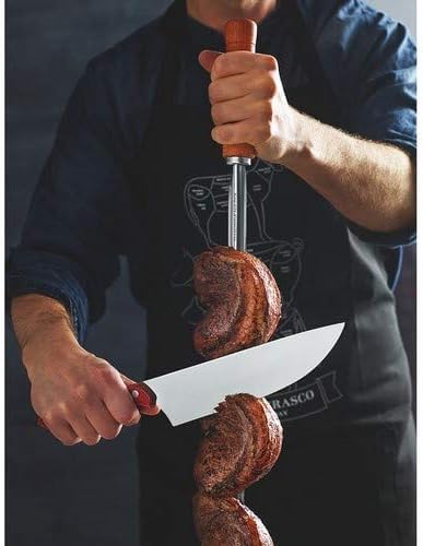 Professional Butcher Knife with 20.32 cm Blade, Premium R Pollywood Handle, Durable & Sharp, Ideal for Meat Processing, Ultra Sharp High Anti-Rust Non-stick - 1 Piece - Designed f