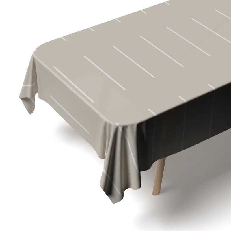 Tablecloth, Dust-Proof Soft Touch Cover, Machine Washable, Elegant Drape for Dining Kitchen Parties Hotel Use, Spill Resistant