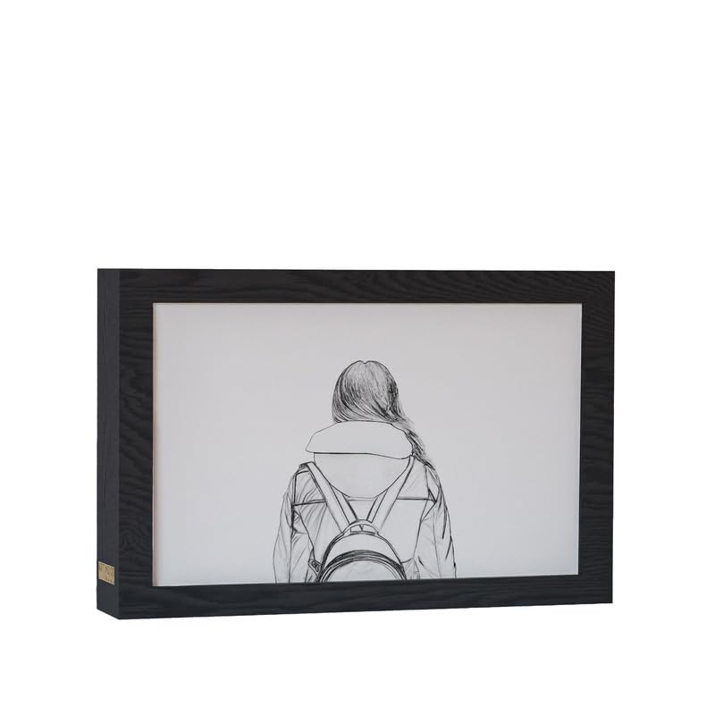 Natrual Wood 2 In 1 Photo Lighting Frame