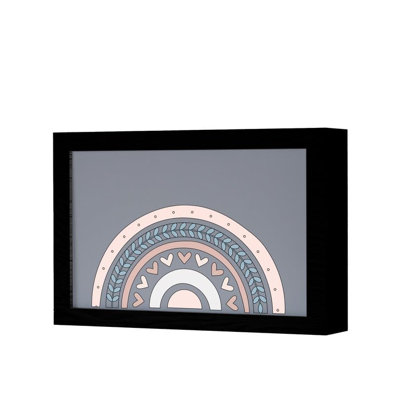 Natrual Wood 2 In 1 Photo Lighting Frame