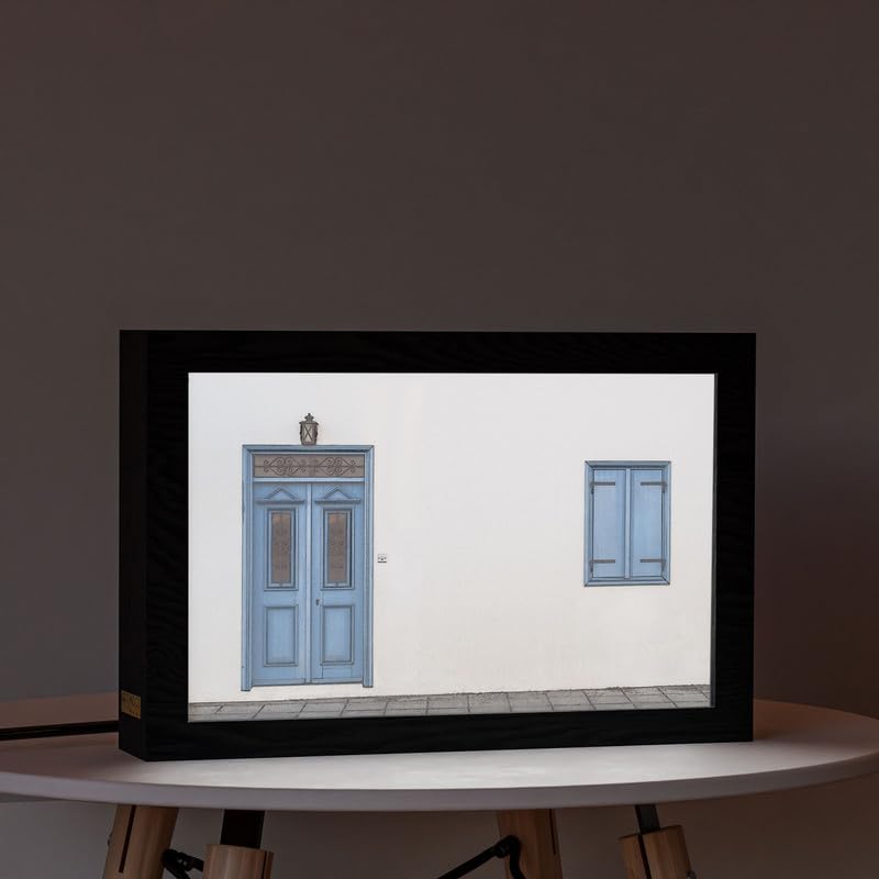 Natrual Wood 2 In 1 Photo Lighting Frame