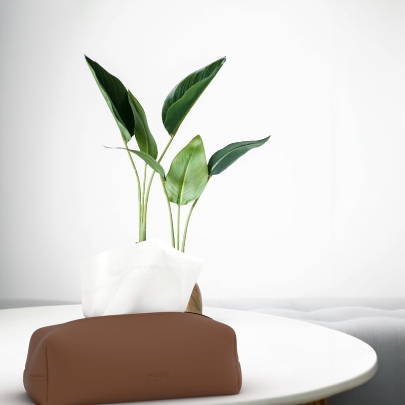 Leather Tissue Box Cover - Elegant and Durable Design for Home, Office and Car Decor