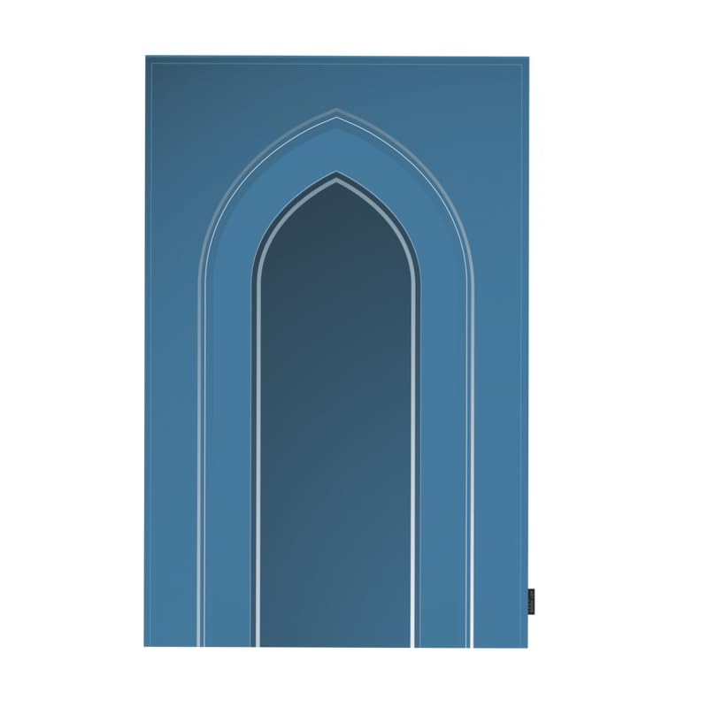 Waterproof Prayer Mat in a versatile Blue, 68x117 cm, a durable and easy-to-clean rug designed for convenience, perfect for travel, outdoor prayers, or use in high-traffic areas