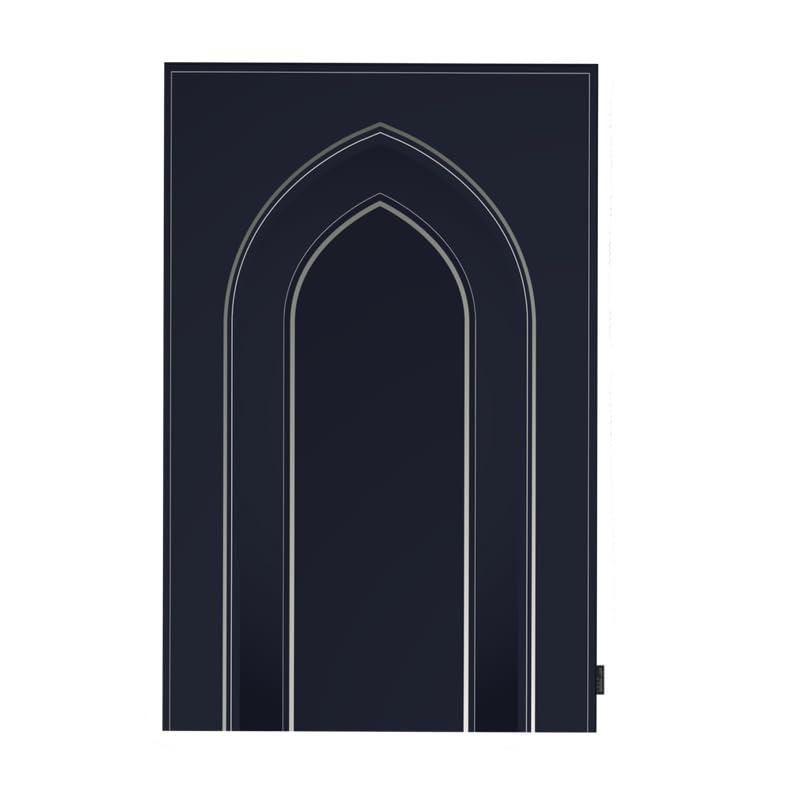 Waterproof Prayer Mat in a classic Dark Blue, 68x117 cm, a durable and easy-to-clean rug, providing a convenient and reliable surface for prayer during travel or outdoor activities