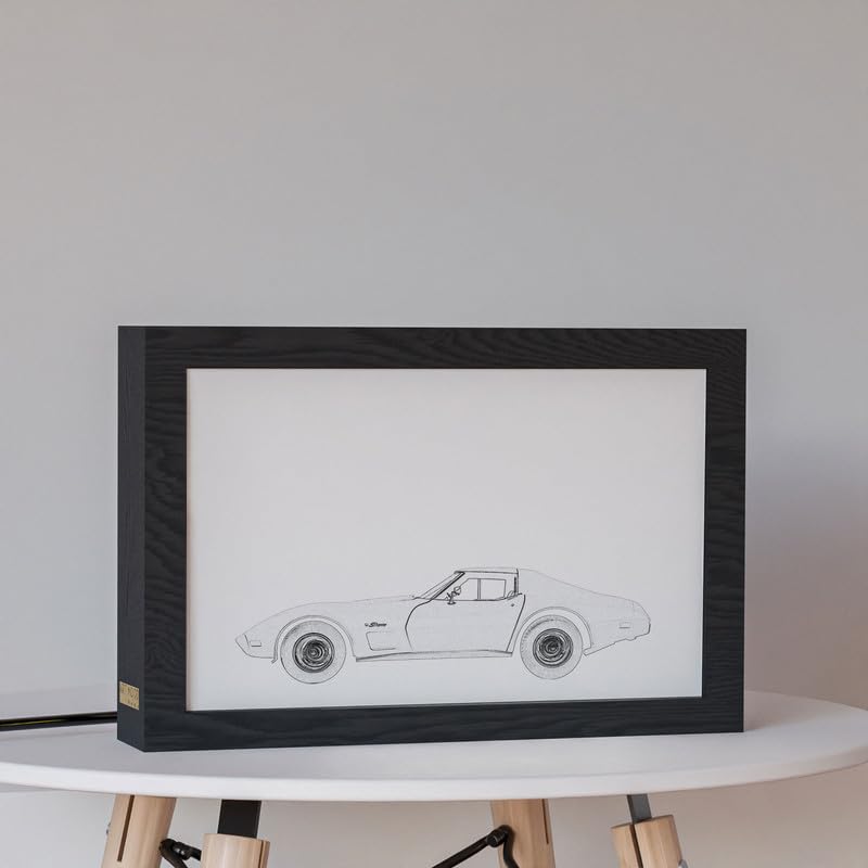 Natrual Wood 2 In 1 Photo Lighting Frame