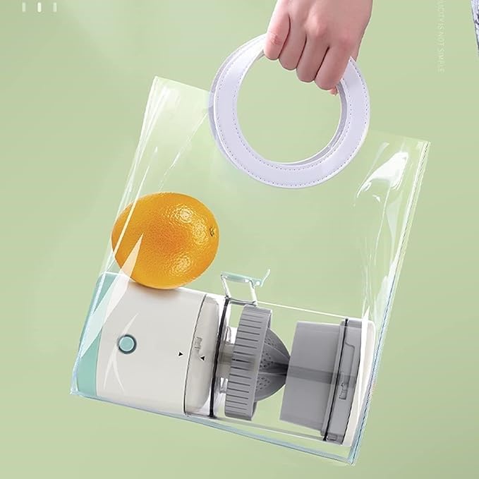 Electric Juicer – Hands-Free Portable USB Charging, Cordless Powerful Fruit Juicer, 1-Button Easy Press Multifunctional Lemon Orange Squeezer Machine for Kitchen, Smoothies, Travel