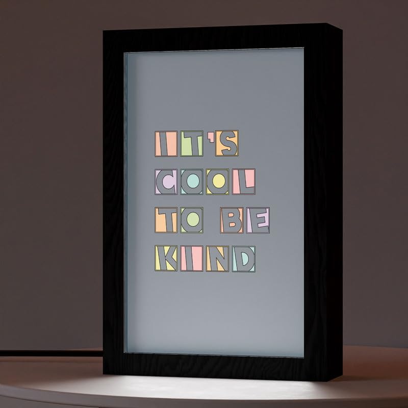 Natrual Wood 2 In 1 Photo Lighting Frame