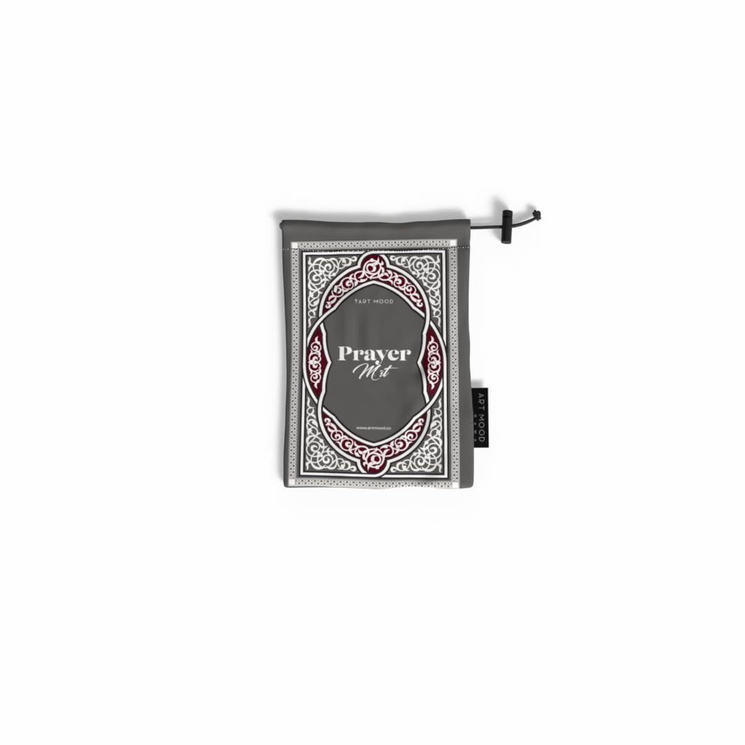 Prayer Mat - Waterproof Pocket Size Travel Mat for Salah, Lightweight Foldable Muslim Prayer Rug with Carrying Bag