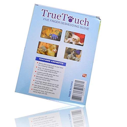 Comfortable Pet Grooming Glove Gentle Deshedding Brush Gloves Massage Tool for Dog Cat