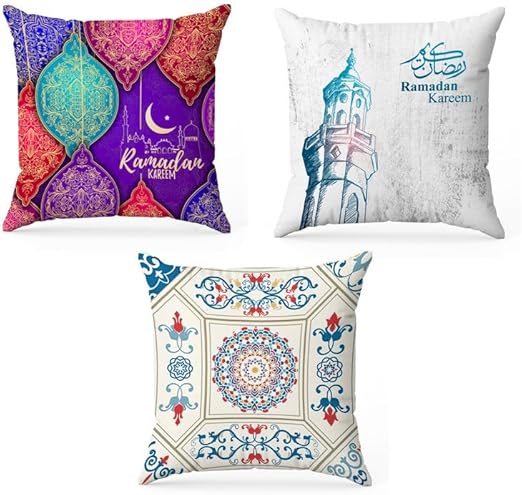 Throw Pillow Covers - Velvet Cushion Covers - Set of 3 -40 x 40 cm - Cover Only