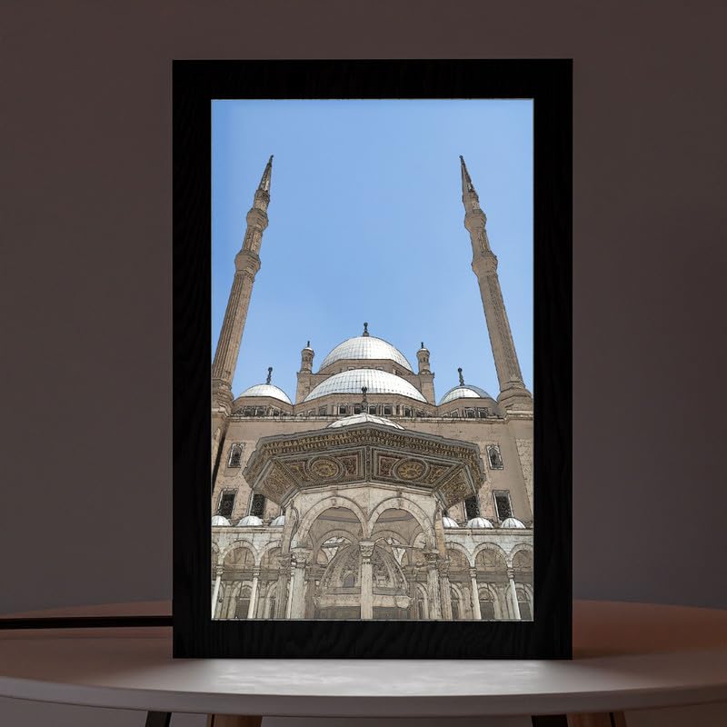Natrual Wood 2 In 1 Photo Lighting Frame