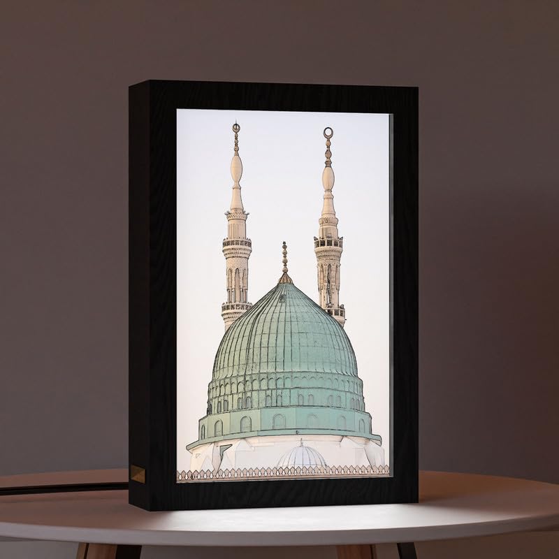 Natrual Wood 2 In 1 Photo Lighting Frame