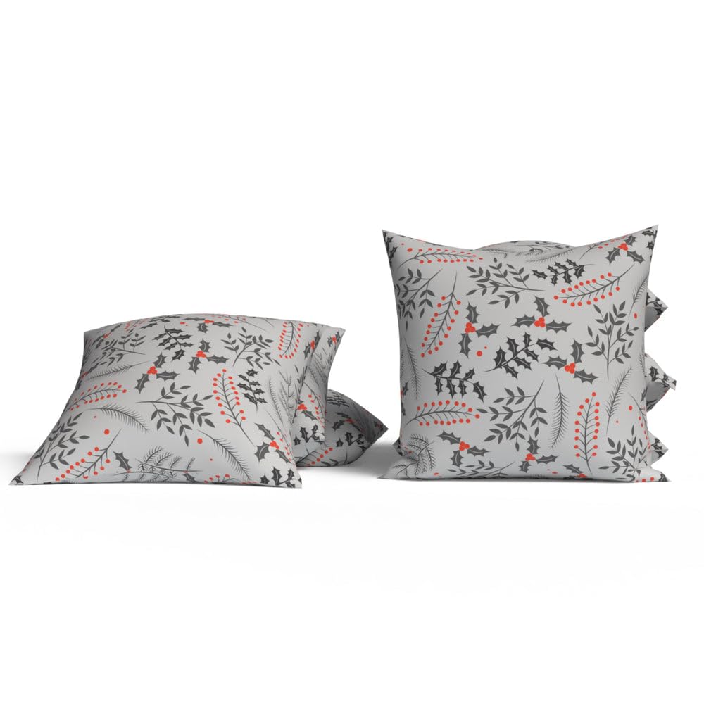 Christmas Cushion 40x40 CM, Washable Soft Holiday Pillow for Sofa, Bedroom, Living Room, or Office, Festive Decorative Accent