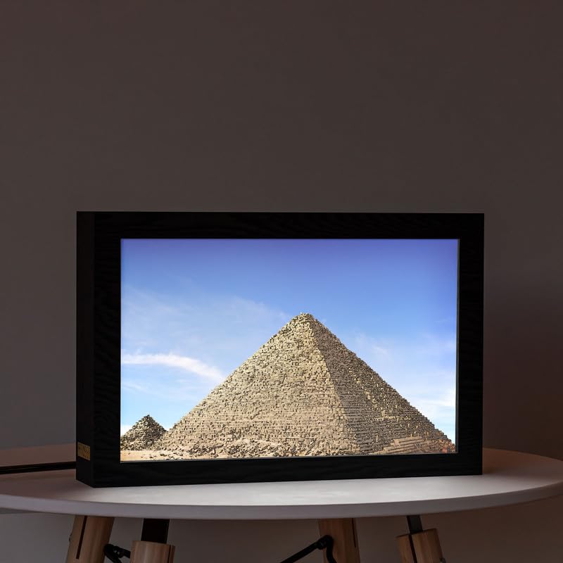 Natrual Wood 2 In 1 Photo Lighting Frame