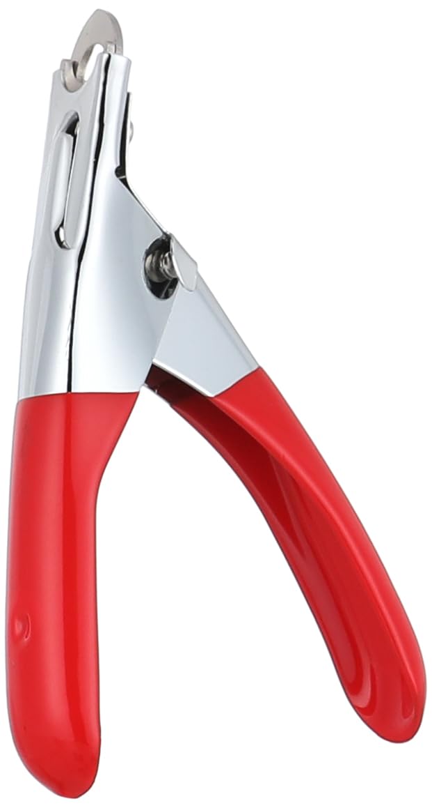 مقص أظافر الحيوانات الأليفة للكلاب والقطط - أداة احترافية للعناية بالحيوانات الأليفة مع واقي أمان ومقبض غير قابل للانزلاق وشفرات حادة من الفولاذ المقاوم للصدأ، مثالية للحيوانات الأليفة الصغيرة والكبيرة