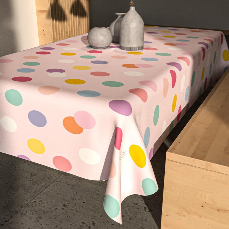 Tablecloth, Waterproof Polyester Fabric, Durable & Easy Care