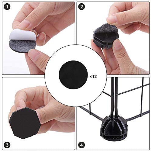 Metal Pet Playpen Dog Pets Fence Exercise Cage Metal Wire Storage Cubes Organizer