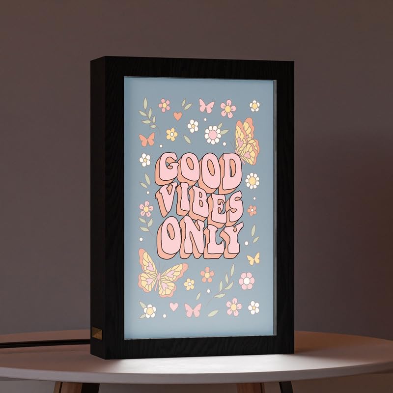 Natrual Wood 2 In 1 Photo Lighting Frame