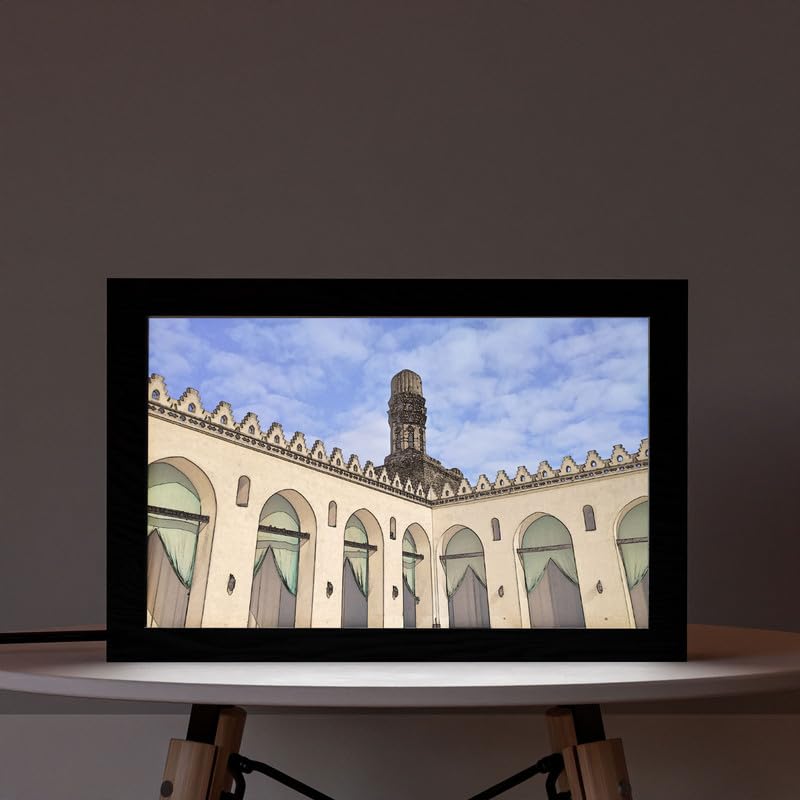 Natrual Wood 2 In 1 Photo Lighting Frame