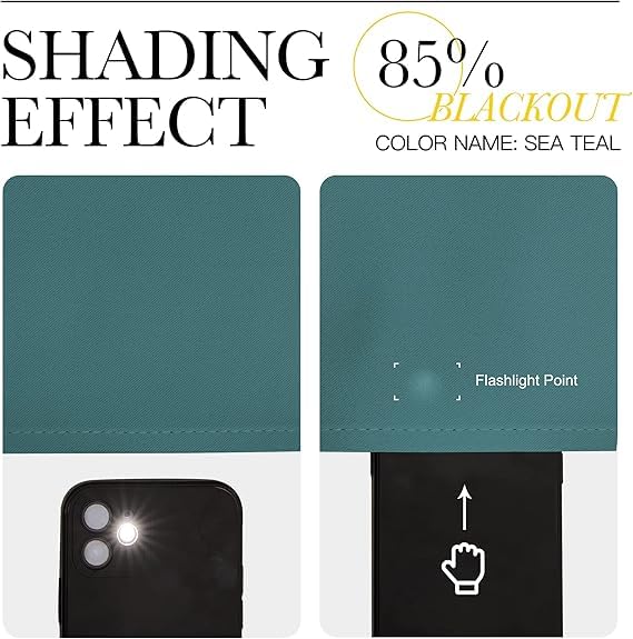 INtex CURTAINS HOUSE Blackout Blinds for Sliding Doors – Thermal Insulated Wide Curtains, Room Darkening, Blind Glass Doors, Two Hanging Options, Modern Design - Cappuccino 150 W x 230 L