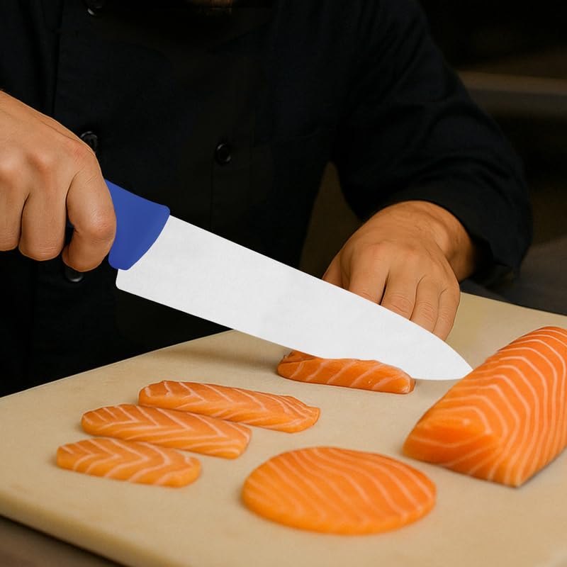 Professional Meat Knife, Stainless Steel Blade, Polypropylene Handle, Durable and Precision Cutting Tool