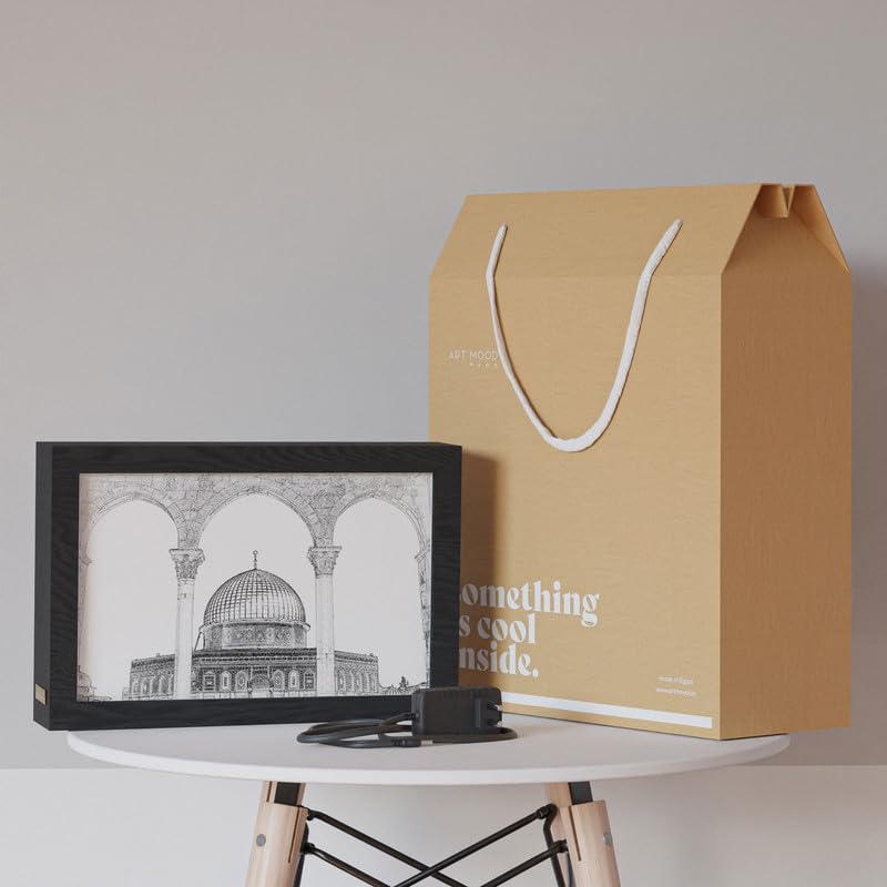 Natrual Wood 2 In 1 Photo Lighting Frame