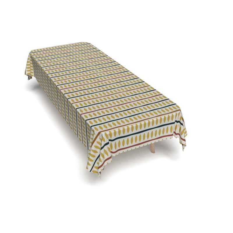 Tablecloth, Dust-Proof Soft Touch Cover, Machine Washable, Elegant Drape for Dining Kitchen Parties Hotel Use, Spill Resistant