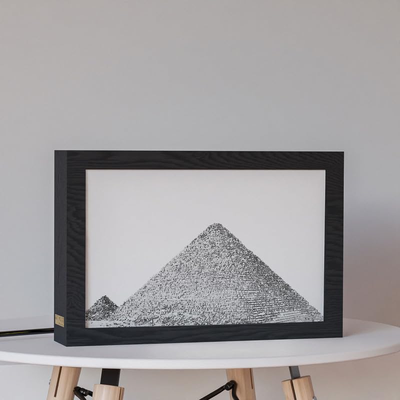 Natrual Wood 2 In 1 Photo Lighting Frame