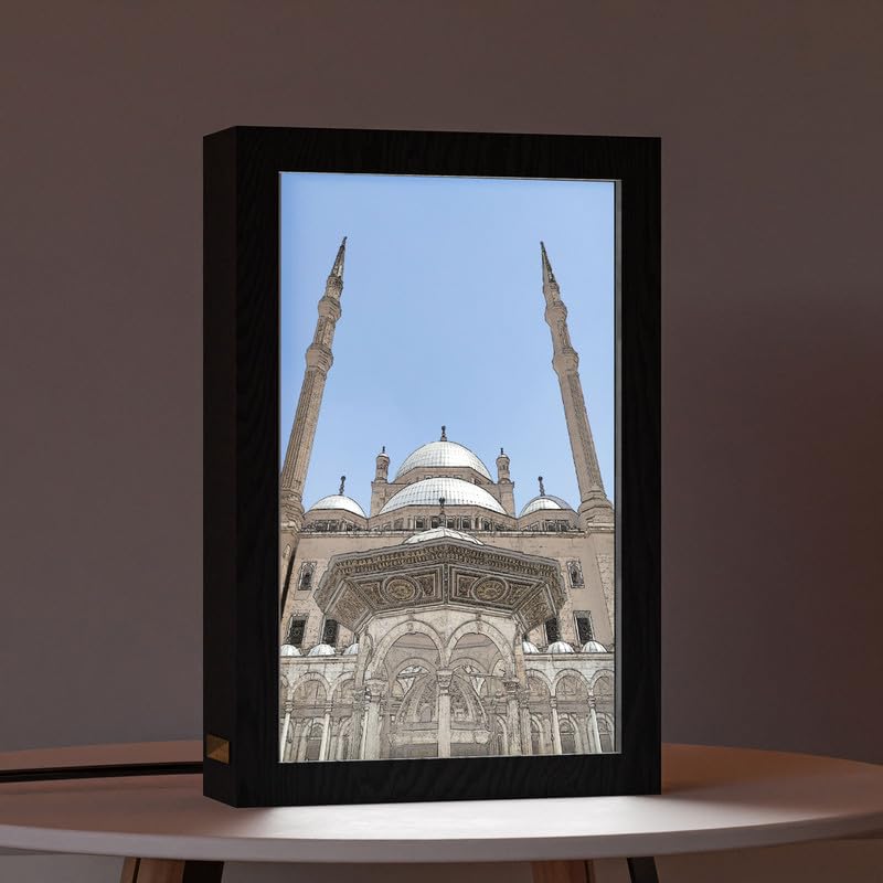 Natrual Wood 2 In 1 Photo Lighting Frame