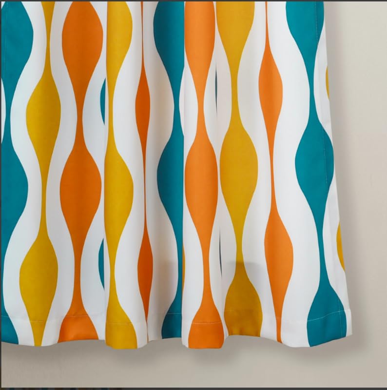 Light Filtering Window Curtain with Back Tab Design, Linen Velvet Fabric - 1 Piece