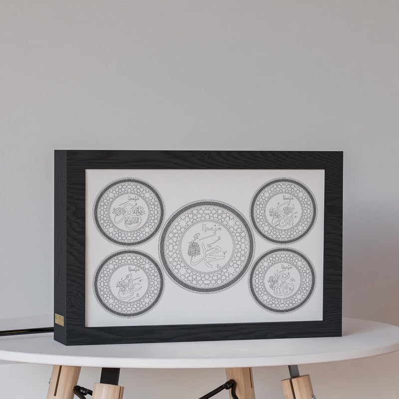 Natrual Wood 2 In 1 Photo Lighting Frame