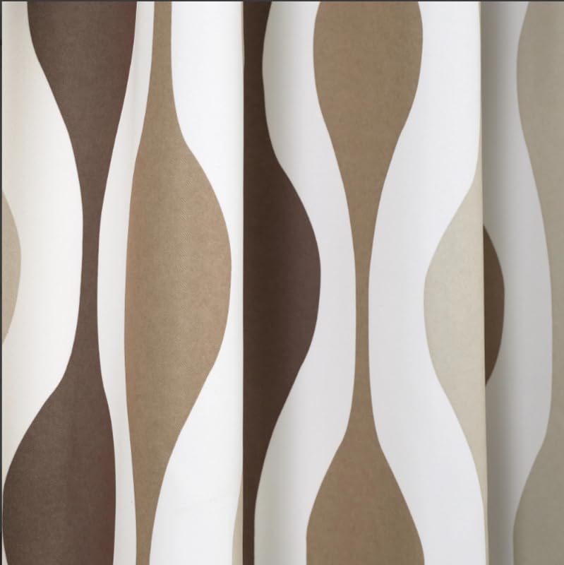 Light Filtering Window Curtain with Back Tab Design, Linen Velvet Fabric - 1 Piece