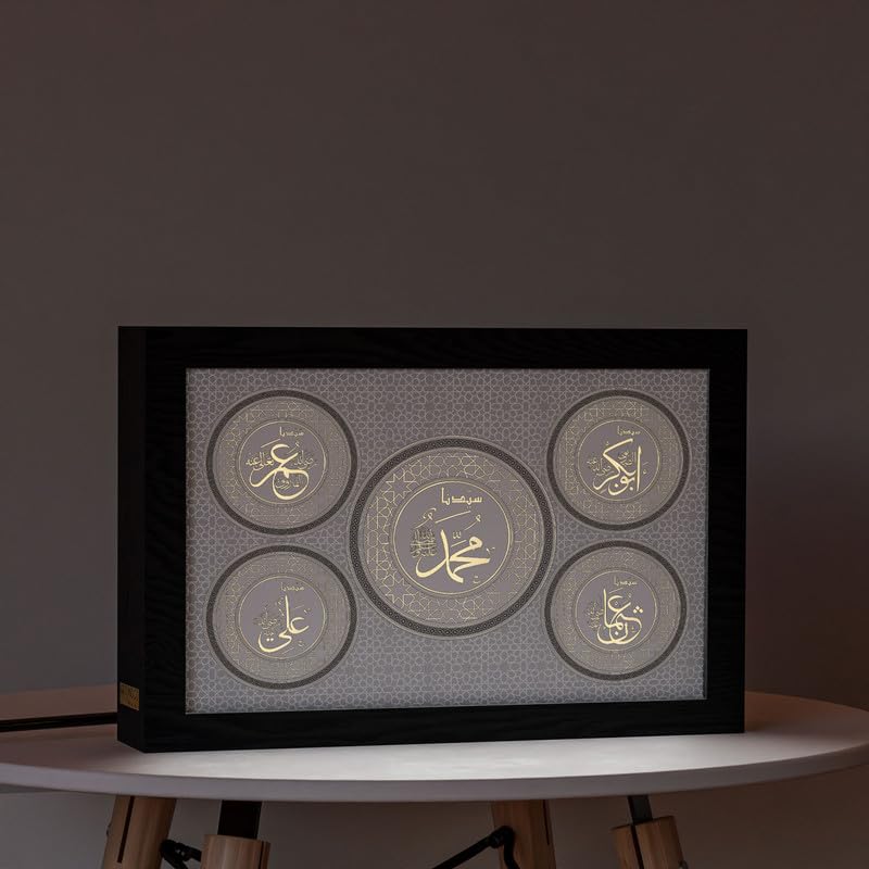 Natrual Wood 2 In 1 Photo Lighting Frame