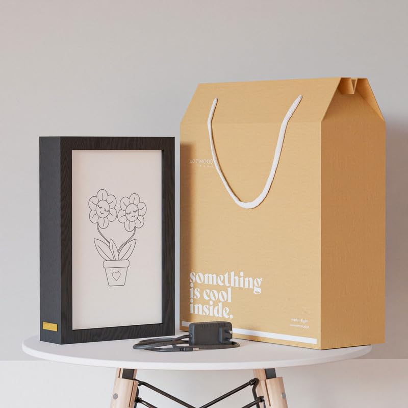 Natrual Wood 2 In 1 Photo Lighting Frame