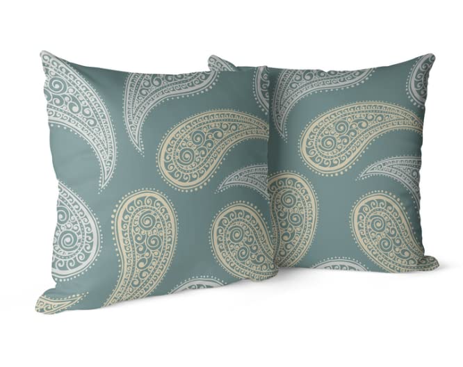 Canvas Verdant Cushion Cover, a refreshing multicolor decorative pillow with a lush, garden-inspired pattern, 40x40 cm, made from durable fabric to bring a natural, calming feel to any room