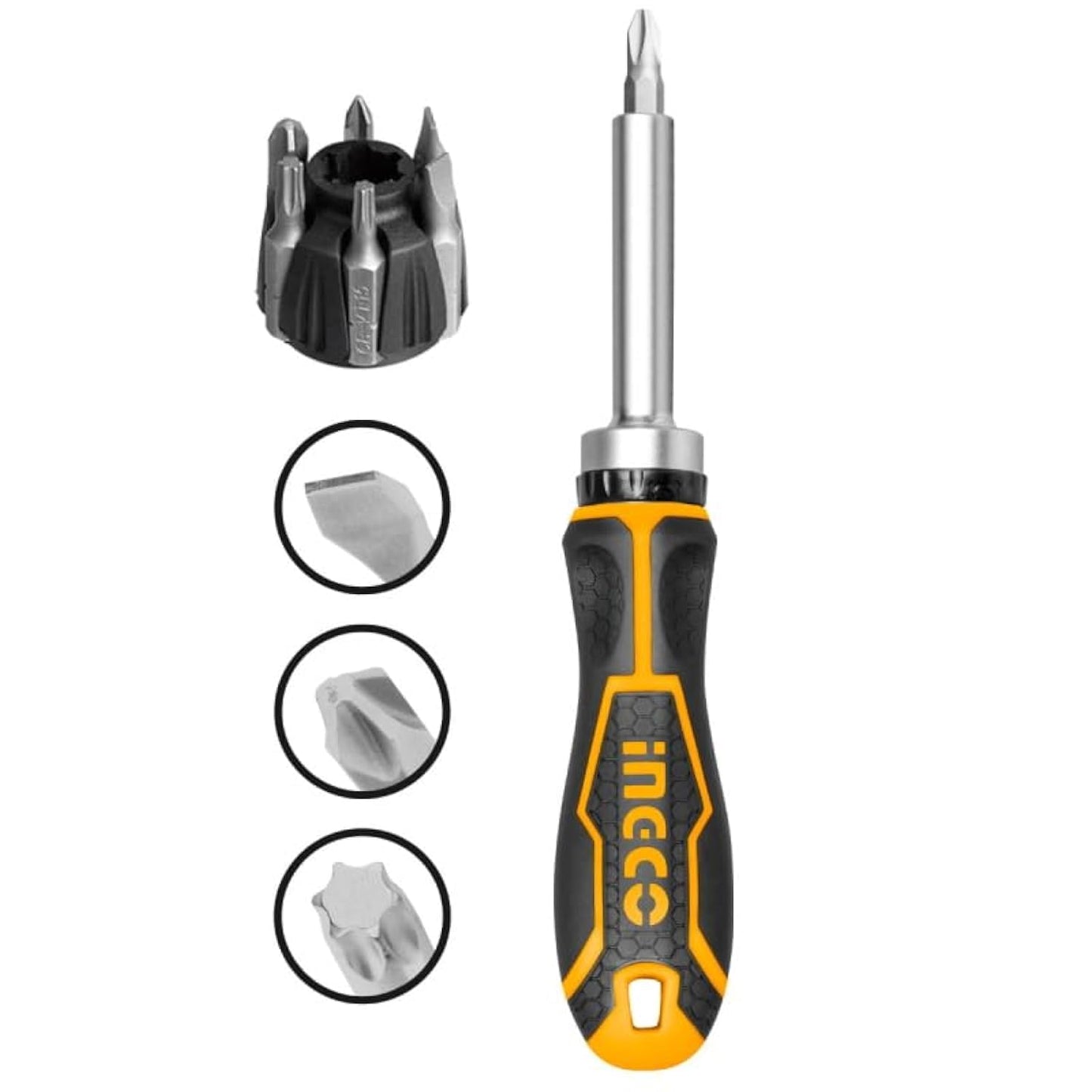 Ingco AKISD0808 System Multi Screwdriver 8 Pieces
