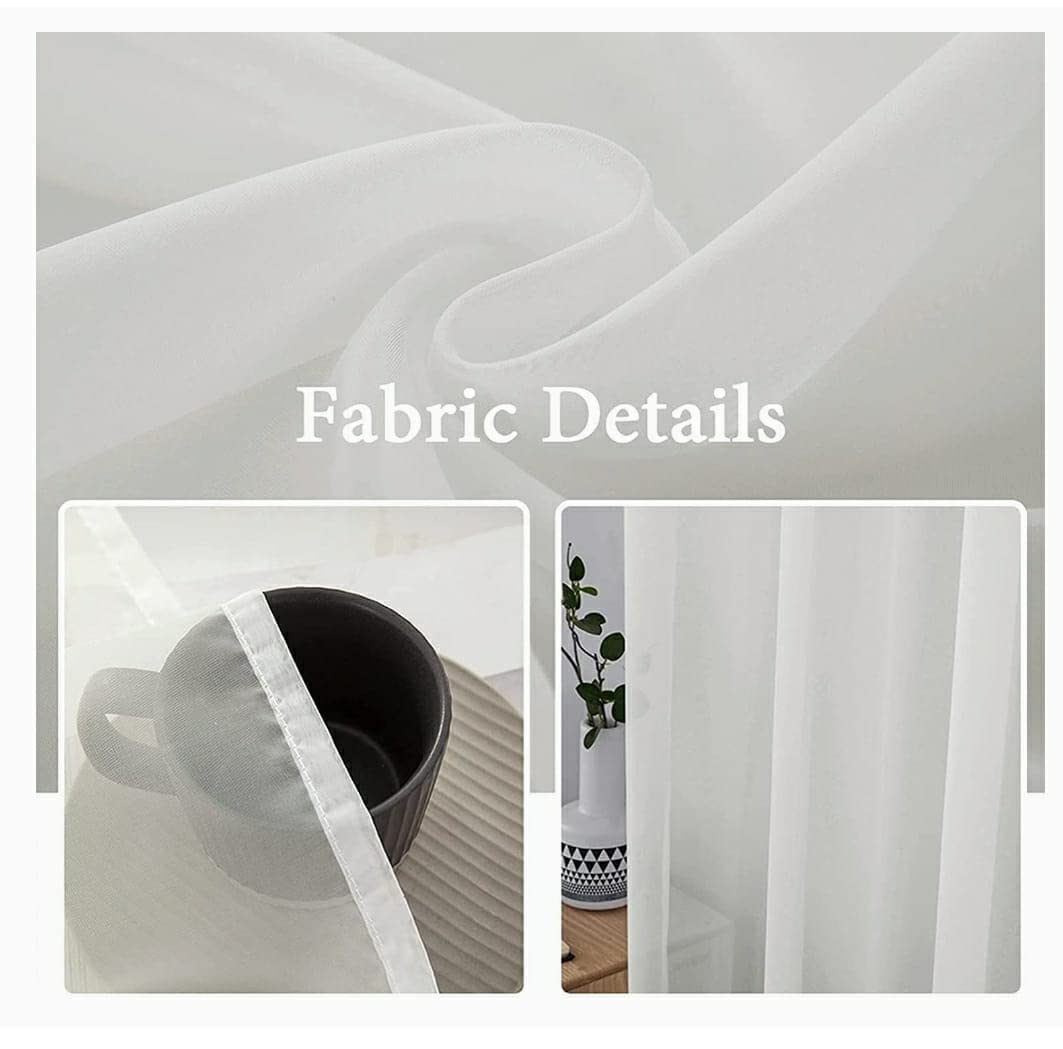 Voile Sheer Panel Pair with Insulated Blackout Room Dark,Rich steel Grommet, Set of 1 Panel
